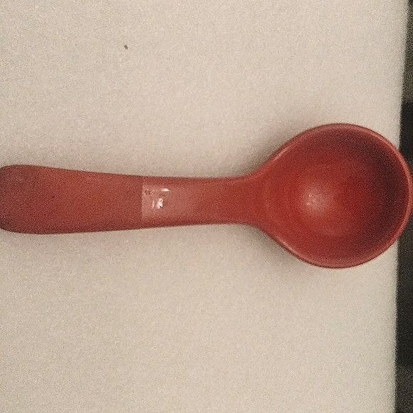 Vintage Terracotta Salsa Bowl with Spoon - Picture 4 of 5